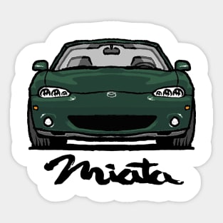 MX5 Miata NB2 Emerald Green Sticker